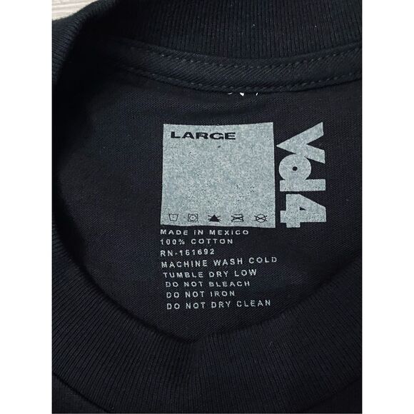 Black Sabath Vol 4 Cyclops Mens Black T-Shirt Sz Large - Picture 2 of 2